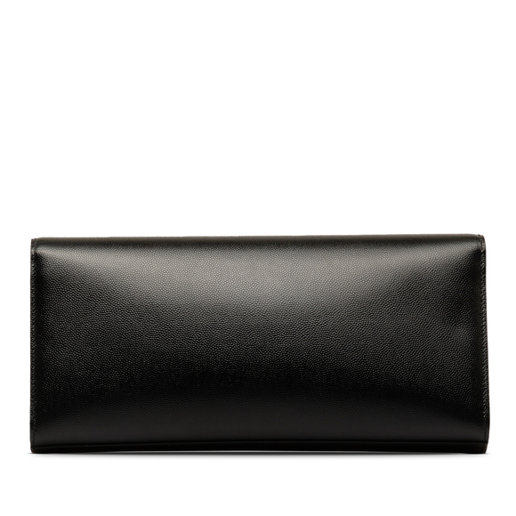 SAINT LAURENT Grain de Poudre Monogram Cassandre Clutch Clutch Bag - Picture 3 of 9